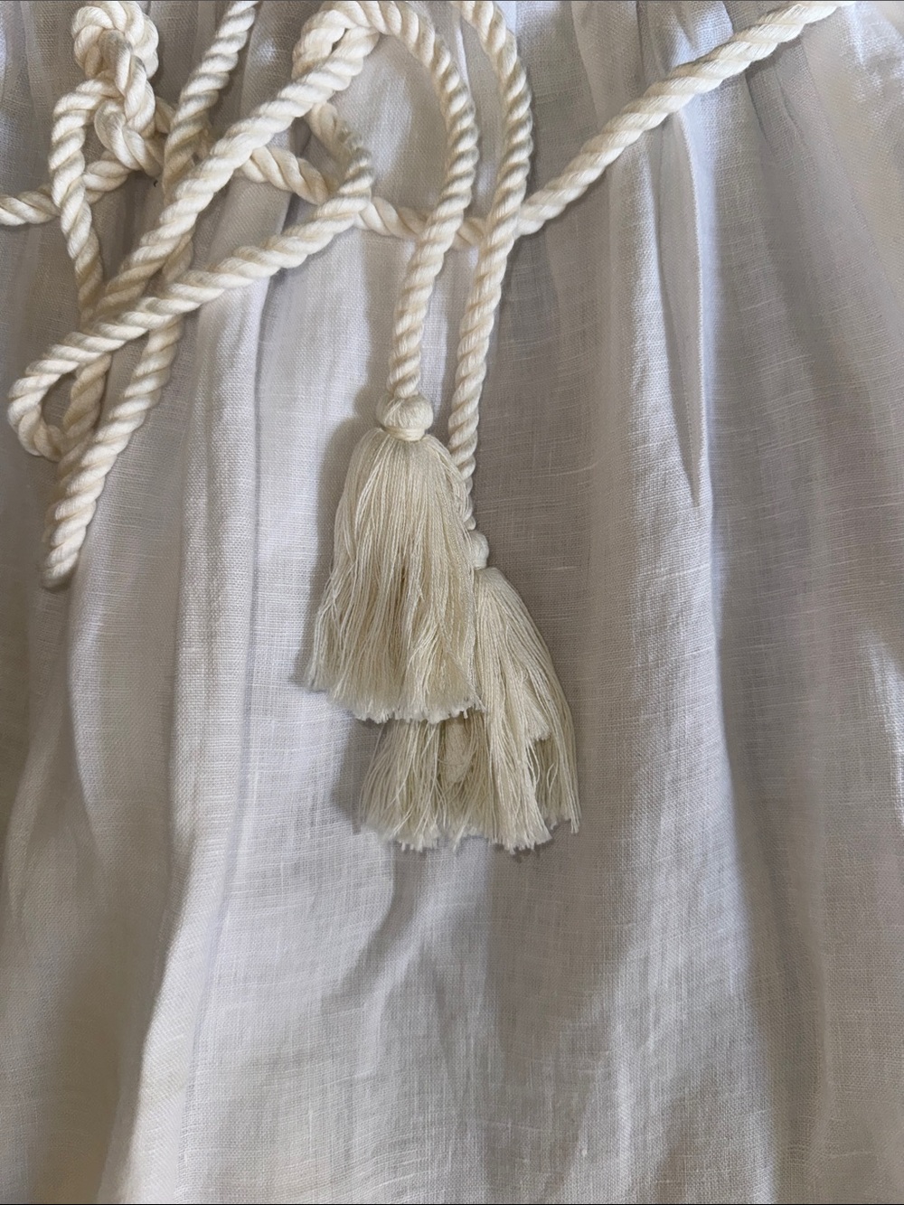 J Crew women’s linen strapless dress/coverup, size small, white-NWT - Picture 4 of 4
